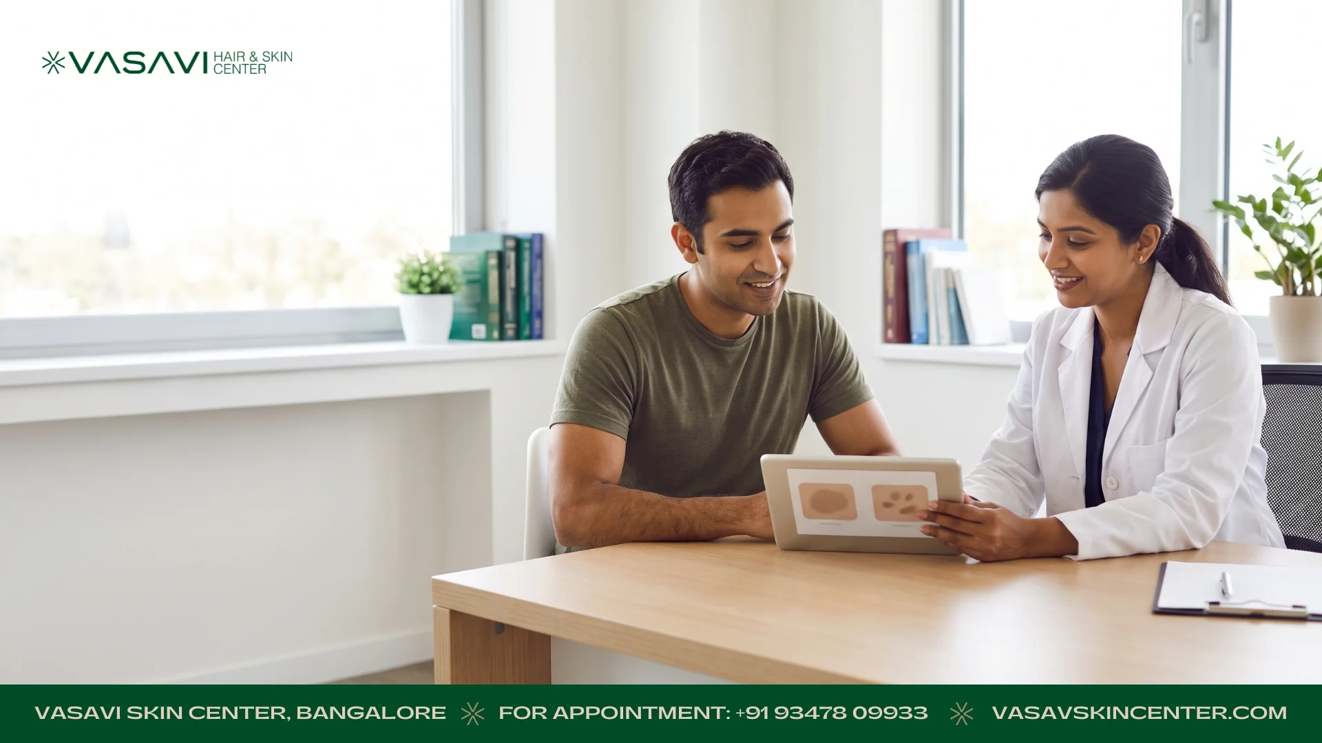 Dermatologist consultation for white patches on skin in Bangalore